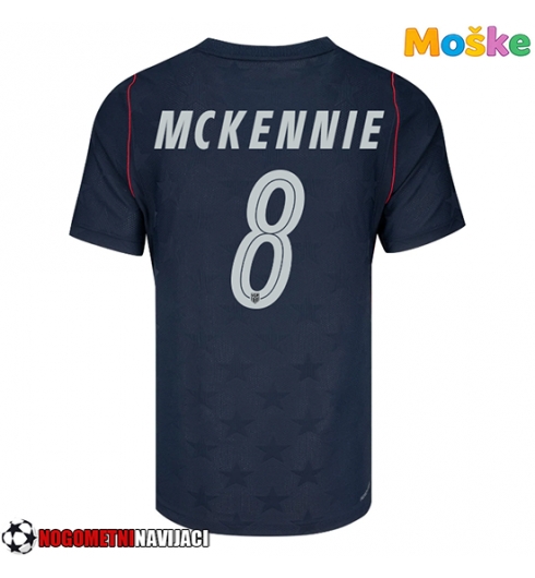 Moške Nogometnih dresov Združene države Weston McKennie #8 Gostujoči SP 2026 Kratki rokavi Moške Nogometnih dresov Združene države Weston McKennie #8 Gostujoči SP 2026 Kratki rokavi